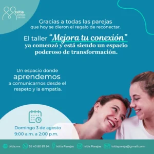 Ejemplo Pop Up Talleres y cursos | Ixitia Parejas